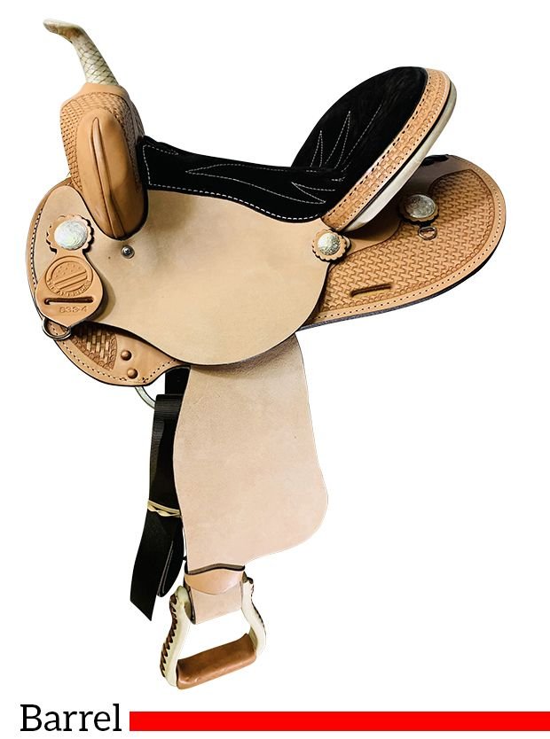 13-14-15-16-american-saddlery-denero-ii-barrel-racing-saddle-am833-81 American Saddlery Denero II Barrel Saddle - Image 1