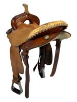 13.5 Inch Used Billy Cook Greenville Saddle - Image 2