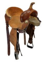 13.5 Inch Used Billy Cook Greenville Saddle - Image 4