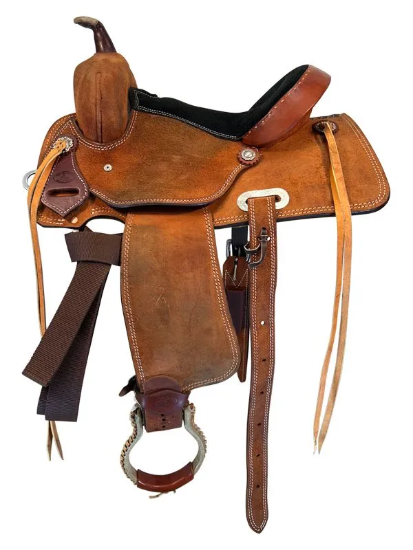 13-5inch-used-box-t-trail-saddle-47 13.5Inch Used Box T Trail Saddle - Image 1