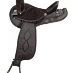 Big Horn synthetic saddle black 14 to 17 inch