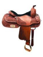 HR Hud Roberts reiner saddle western 14.5 to 16 inch 60 - Image 4