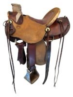 14.5 Inch Used Shale Rock Ranch Saddle