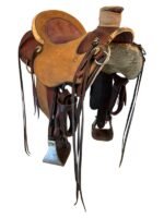 14.5 Inch Used Shale Rock Ranch Saddle - Image 4