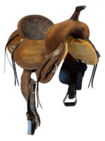 14.5 Inch Used Circle Y Cloverleaf Saddle - Image 4