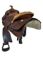 14.5 Inch Used Clebourne Ranch Saddle - Image 2