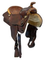 14.5 Inch Used Clebourne Ranch Saddle - Image 4