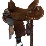 14.5 Inch Used Double J Barrel Saddle