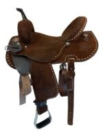 14.5 Inch Used Double J Barrel Saddle