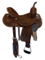 14.5 Inch Used Double J Barrel Saddle - Image 5