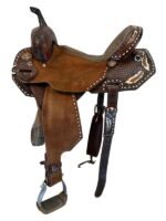 HOLD 2026/03/20j 14.5Inch Used Double J Barrel Saddle Wide Tree Pozzi