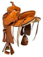 14.5 Inch Used Harry Jones Ranch Saddle - Image 5