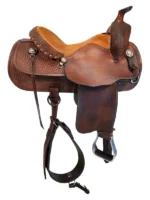 14.5Inch Used Longhorn Billy Cook Trail Saddle 445 - Image 3
