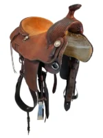 14.5Inch Used Longhorn Billy Cook Trail Saddle 445 - Image 4