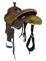 14 Inch Used BIlly Cook Ladies All Around Saddle - Image 3