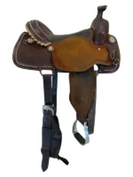 14 Inch Used BIlly Cook Ladies All Around Saddle - Image 2