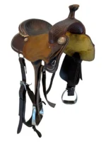 14 Inch Used BIlly Cook Ladies All Around Saddle - Image 4