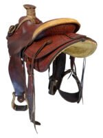 14 Inch Used Billy Cook Ranch Saddle - Image 2