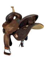 14 Inch Used Circle Y Ultimate Cash Copper Barrel Saddle Medium Tree 1179 - Image 2