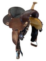 14 Inch Used Circle Y Ultimate Cash Copper Barrel Saddle Medium Tree 1179 - Image 4
