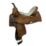 14 Inch Used Double J Barrel Saddle