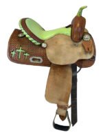 14 Inch Used HR Hud Roberts Barrel Saddle - Image 5