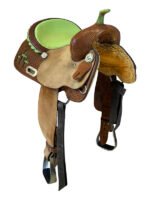 14 Inch Used HR Hud Roberts Barrel Saddle - Image 4