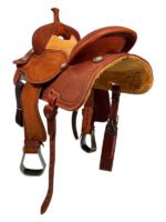 14 Inch Used Martin Barrel Saddle - Image 2