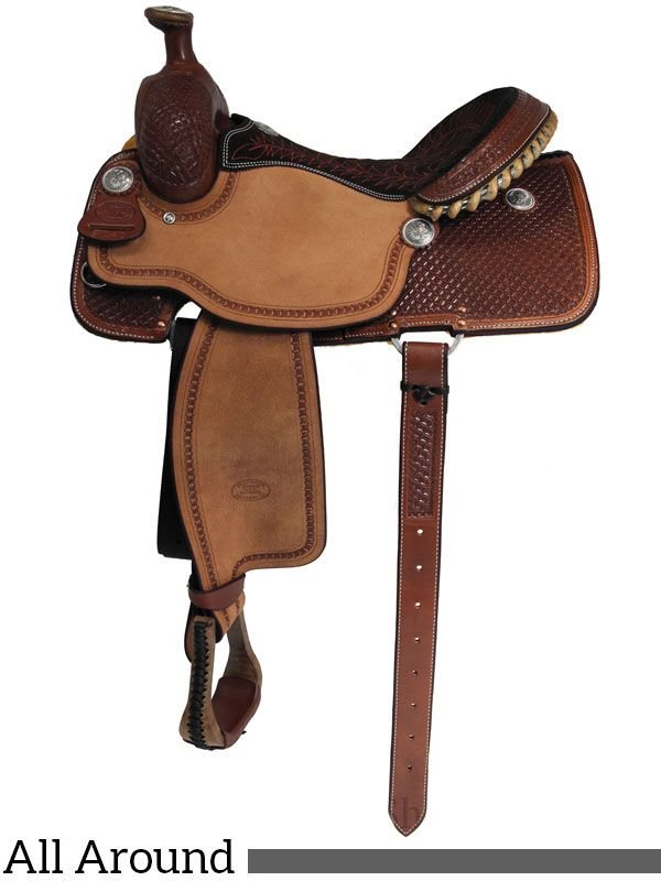 14-to-15-billy-cook-ladies-all-around-saddle-2040-68 Billy Cook barrel racing saddle 13.5 to 16 inch - Image 1