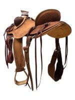 HR Hud Roberts ranch saddle Elite Wade 14 to 17.5 inch - Image 3