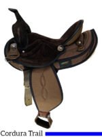 Big Horn Synthetic Trail Saddle: 14"-17" - Image 2