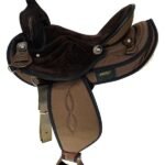 Big Horn Synthetic Trail Saddle: 14"-17"