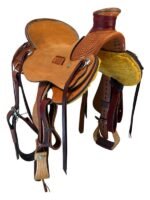 HR Hud Roberts ranch saddle Staci Wade 14 to 17 inch - Image 5