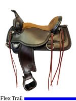 Circle Y trail saddle Topeka Flex2 1651 - Image 2