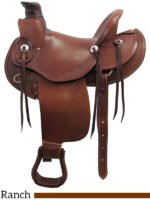 Dakota Wade tree saddle 15 to 17 inch 809 - Image 2