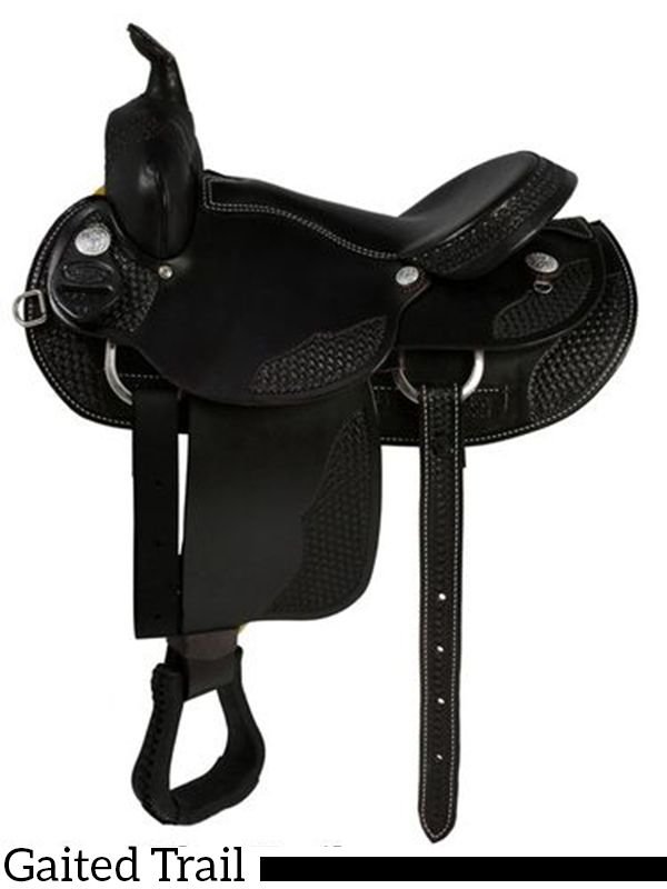 15-16-17-dakota-walker-horse-saddle-gaited-bars-dk-750-85 Dakota gaited saddle Walking Horse 15 to 17 inch - Image 1