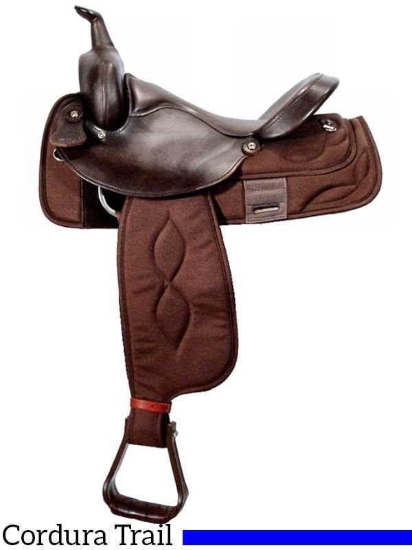 15-17-big-horn-cordura-full-qh-bars-saddle-274-276-278-68 Big Horn Synthetic Full QH Saddle - Image 1