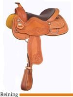 Crates Hand-Tooled Ladies Reining Saddle - Image 5