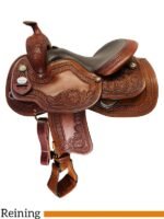 Crates Hand-Tooled Ladies Reining Saddle