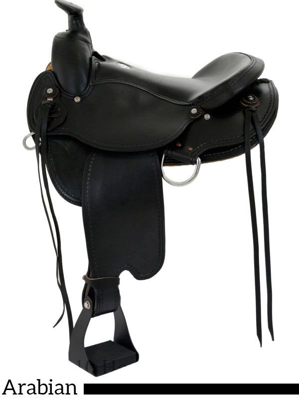 15-5-dakota-arabian-trail-saddle-5320-122 Dakota Arabian Trail Saddle: 15"-16" Fit - Image 1