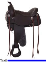 Tucker trail saddle Meadow Creek T91 with free pad - Image 2