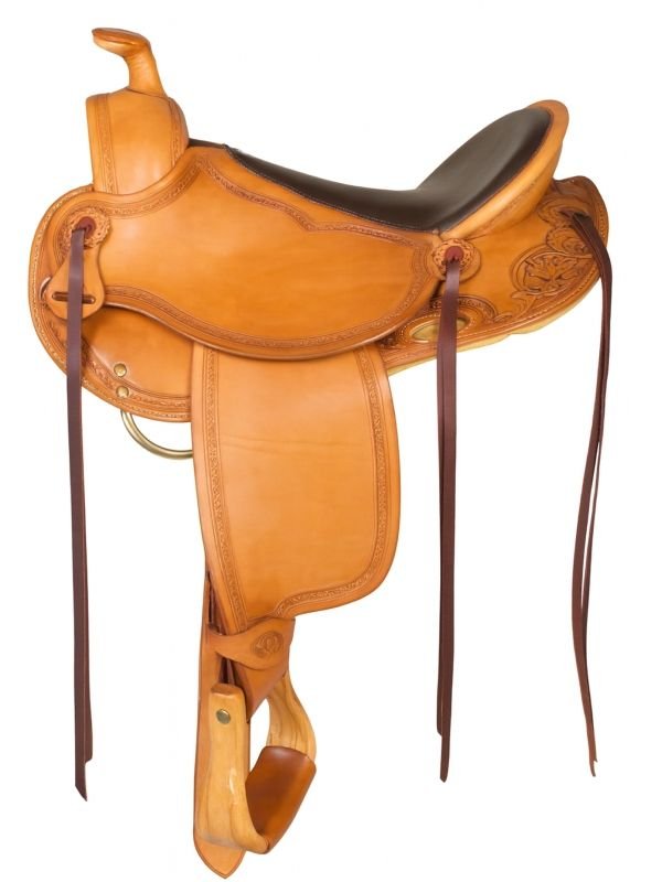 15-5inch-dp-saddlery-sx-vaquero-saddle-1800-3020-18 15.5 Inch DP Saddlery SX Vaquero - Image 1