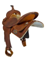 15.5 Inch Used Alamo Saddlery Trail Saddle - Image 4