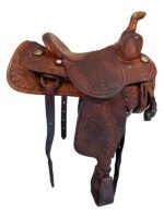 15.5 Inch Used Bill Gromer Roping Saddle - Image 6