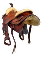 15.5 Inch Used Billy Cook Roping Saddle - Image 2