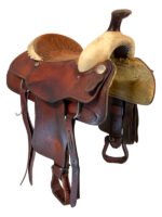 15.5 Inch Used Billy Cook Roping Saddle - Image 4