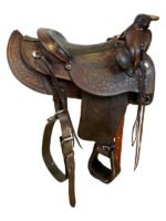 15.5 Inch Used Colorado Saddlery Roping Saddle - Image 5