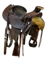 15.5 Inch Used Colorado Saddlery Roping Saddle - Image 4