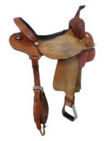 15.5 Inch Used Double J Intimidator Barrel Saddle - Image 5