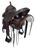 15.5 Inch Used Hilason Trail Saddle - Image 5